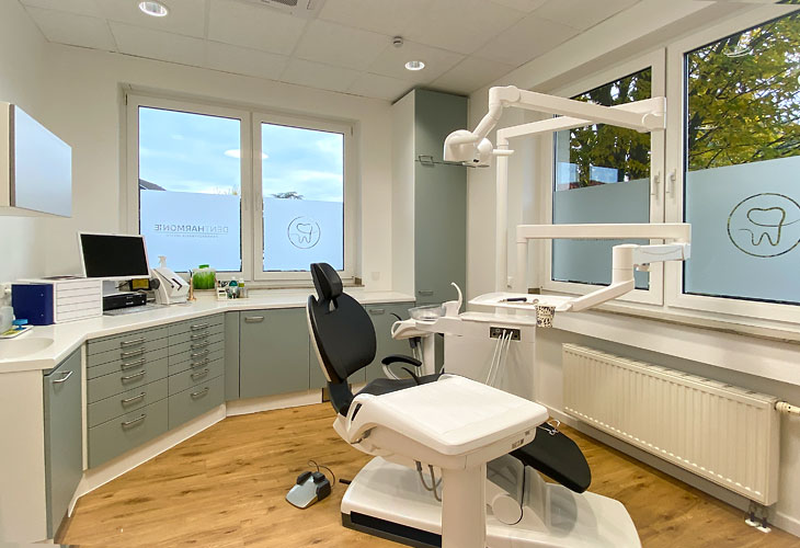 Das Behandlungszimmer der Dentharmonie in Jülich!