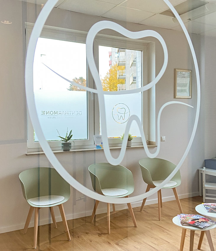 Ein weiterer Einblick in unser Wartezimmer in der Dentharmonie in Jülich!